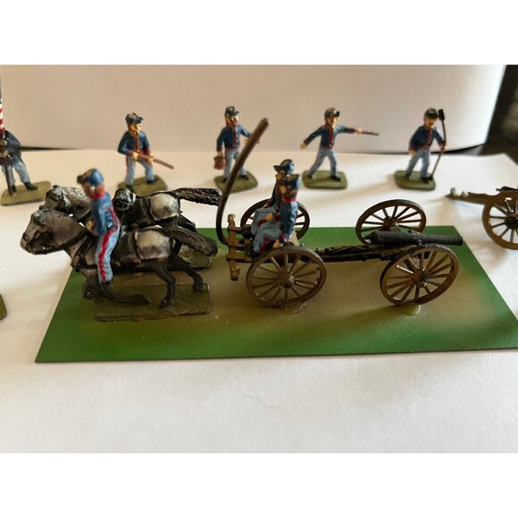 Vtg Custom Cast 1974 The Union Horse Artillery Brigade of the Army - Picture 2 of 10